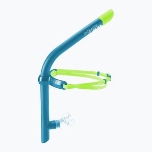 Plavecká trubka TYR Ultralite Snorkel Elite modrá/žlutá
