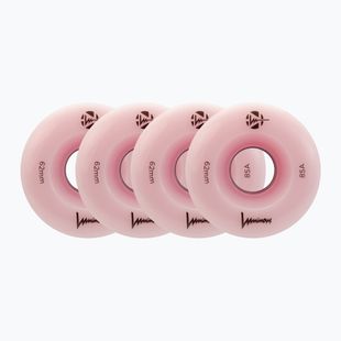 Kolečka na kolečkové brusle FR Skates Luminous Led Quad Wheel 62mm/85A Sixies 6LED X4 flamingo