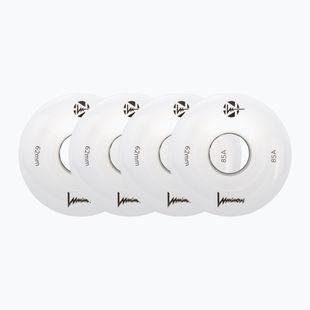 Kolečka na kolečkové brusle FR Skates Luminous Led Quad Wheel 62mm/85A Sixies 6LED X4 white