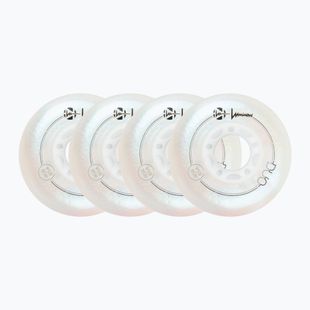 Kolečka na kolečkové brusle Luminous Led Wheels Duo 80mm/85A X4 white/pearl