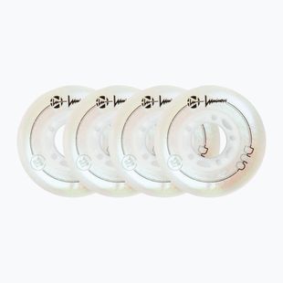 Kolečka na kolečkové brusle Luminous Led Wheels Duo 72mm/85A X4 white/pearl