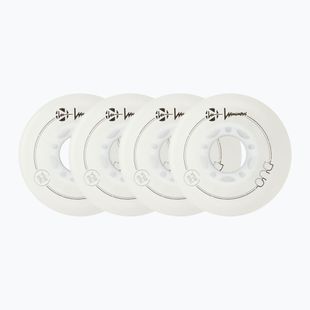 Kolečka na kolečkové brusle Luminous Led Wheels Duo 76mm/85A X4 white/red
