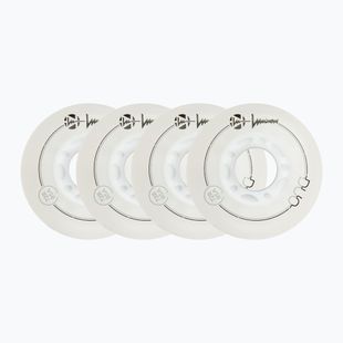 Kolečka na kolečkové brusle Luminous Led Wheels Duo 72mm/85A X4 white/red
