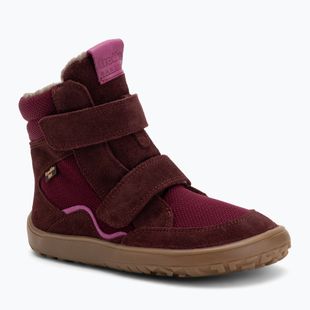 Dětské barefoot sněhule Froddo Tex Winter bordeaux