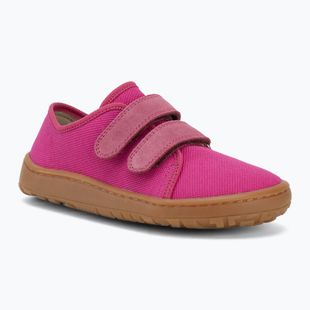 Dětské barefoot boty Froddo Canvas fuchsia