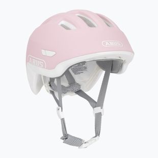 Dětská cyklistická přilba ABUS Smiley 3.0 ACE LED pure rose