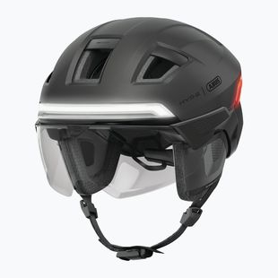 Cyklistická přilba se směrovkami ABUS Hyp-e Ace volcano titan