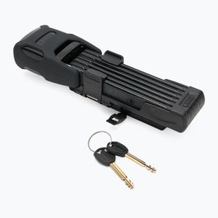 Skládací zámek na kolo s alarmem ABUS Bordo Alarm 6000KA/90 SH černý 61500