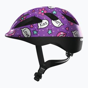 Dětská cyklistická helma ABUS Smooty 2.0 purple kisses