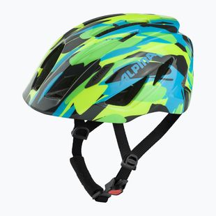 Dětská cyklistická přilba Alpina Pico neonově green/blue/gloss