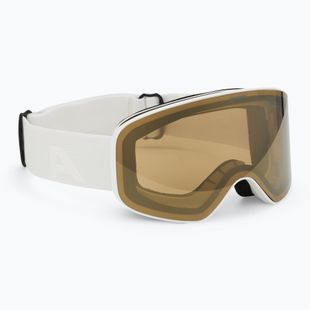 Dětské lyžařské brýle Alpina Fernie Q-Lite white matt/ gold