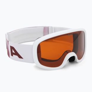 Dětské lyžařské brýle Alpina Piney 2.0 white/rose matt/orange