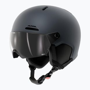 Lyžařská helma Alpina Arber 2 Visor Q-Lite midnight grey