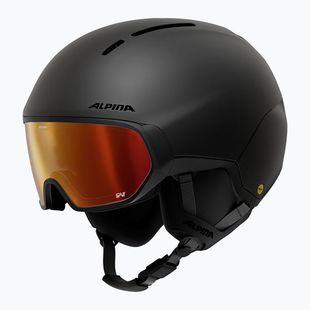 Lyžařská helma Alpina Vizzard QV MIPS black matte
