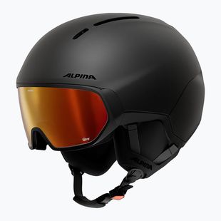 Lyžařská helma Alpina Vizzard Q-Lite black matte