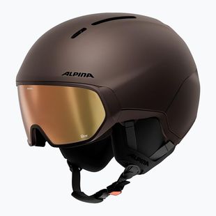 Lyžařská helma Alpina Vizzard Q-Lite ox brown att