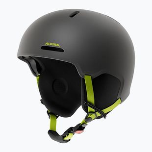 Dětská lyžařská helma Alpina Zupo 2 charcoal neon matt