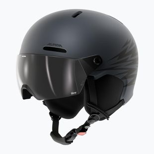 Dětská lyžařská helma Alpina Zupo 2 Visor Q-Lite midnight grey