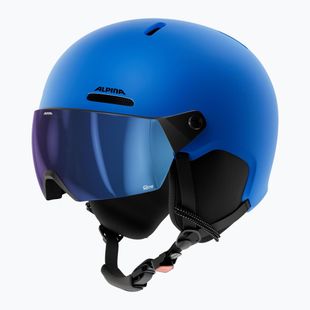 Dětská lyžařská helma Alpina Zupo 2 Visor Q-Lite blue matt