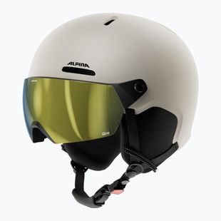 Dětská lyžařská helma Alpina Zupo 2 Visor Q-Lite sand matt