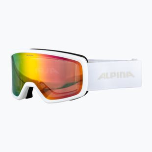 Lyžařské brýle Alpina Narkoja 2 Q-Lite white matt/pink s2