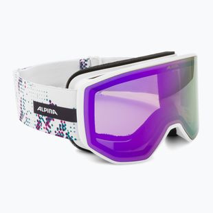 Lyžařské brýle Alpina Venet M Q-Lite white/lilac matt