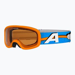 Dětské lyžařské brýle Alpina Piney 2.0 orange/blue matt