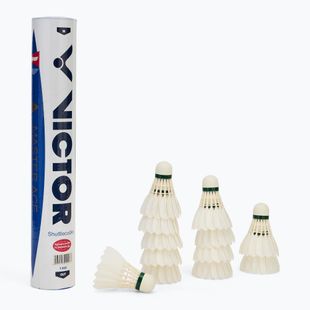 Badmintonové člunky VICTOR Master Ace 78 12 ks white