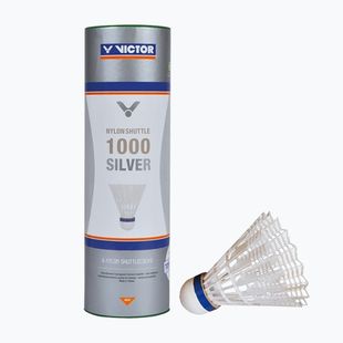 Badmintnové šipky VICTOR Nylonshuttle 1000 medium white