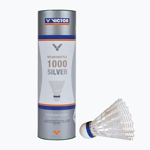 Badmintnové šipky VICTOR Nylonshuttle 1000 slow white