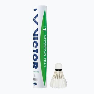 Badmintonové míčky VICTOR Champion No 1 12 ks white