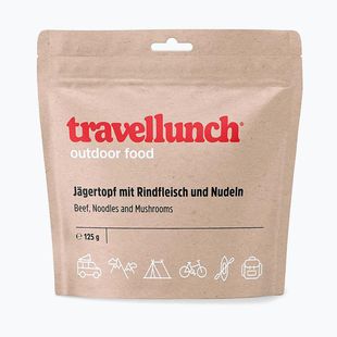 Lyofilizované potraviny Travellunch Hovězí maso s nudlemi a houbami 125 g