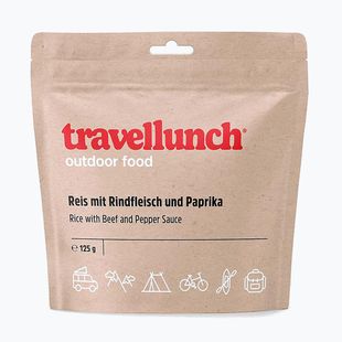 Lyofilizované potraviny  travellunch Pikantní hovězí s rýží 125 g