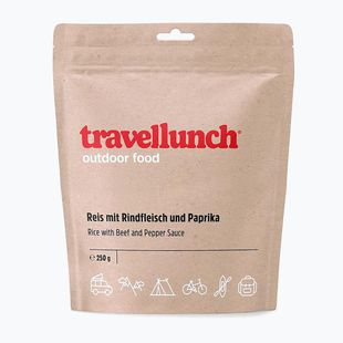 Lyofilizované potraviny travellunch Pikantní hovězí s rýží 250 g