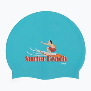 Dětská plavecká čepice Fashy 3047 Printed mint