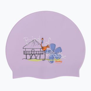 Dětská plavecká čepice Fashy 30402 Printed fuchsia