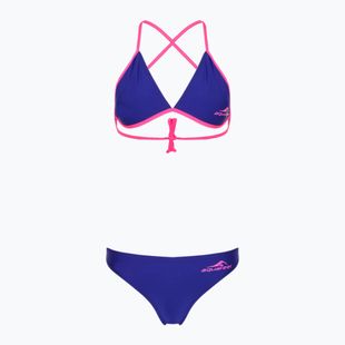 Dvoudílné plavky aquafeel Sun Bikini blue pink flames