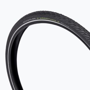 SCHWALBE Marathon E-Plus Smart Dualguard Addix E wire black reflexní plášť na kolo