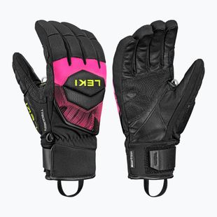 Lyžařské rukavice LEKI WCR Core TR black/neon pink/neon yellow