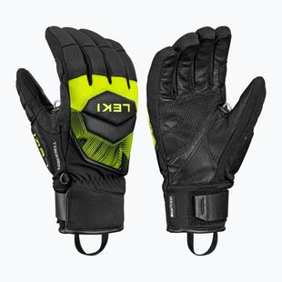 Lyžařské rukavice LEKI WCR Core TR black/neon yellow