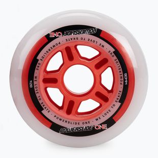 Powerslide PS One Spacer/Bearings kolečka pro kolečkové brusle 8 ks. 90mm/82A bílá 905304