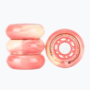 Powerslide Princess Girls Wheel 64 4-pack pink 905315 kolečka pro kolečkové brusle
