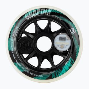 Kolečka Powerslide Graphix LED Wheel 100 Right bílá/černá kolečka pro kolečkové brusle