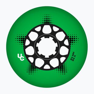 Kolečka na inline brusle UNDERCOVER WHEELS Team Pro 84 mm/84A 4 pcs. green