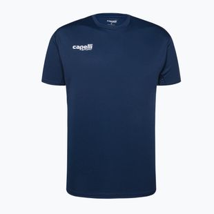 Pánské tréninkové fotbalové tričko Capelli Basics I Adult navy