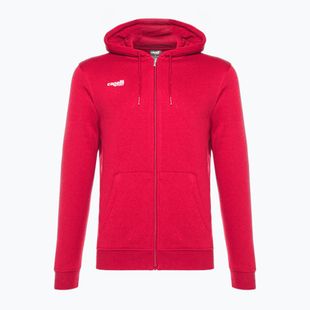 Pánská fotbalová mikina Capelli Basics Adult Zip Hoodie červená