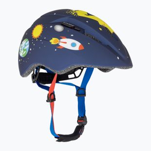 Dětská cyklistická helma UVEX Kid 2 CC dark blue rocket matt