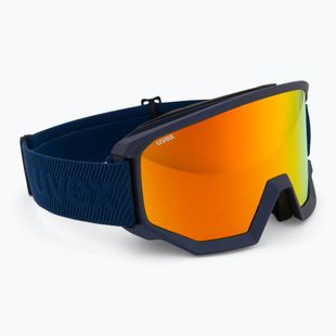 Lyžařské brýle  UVEX Athletic CV navy matt/mirror orange green