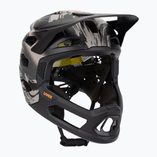 Cyklistická přilba UVEX Revolt MIPS oak brown/orange matt