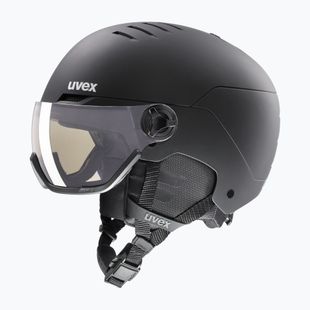Lyžařská helma UVEX Wanted Visor Pro V black matte